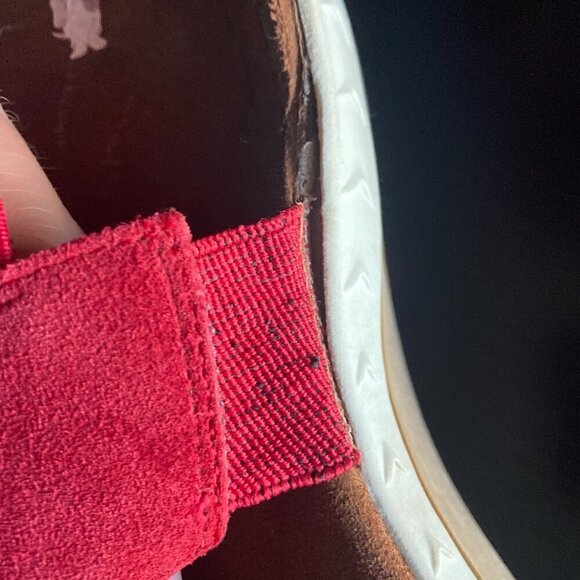 Hush Puppies  red nobuk sandal size 10 (41) - Picture 12 of 16